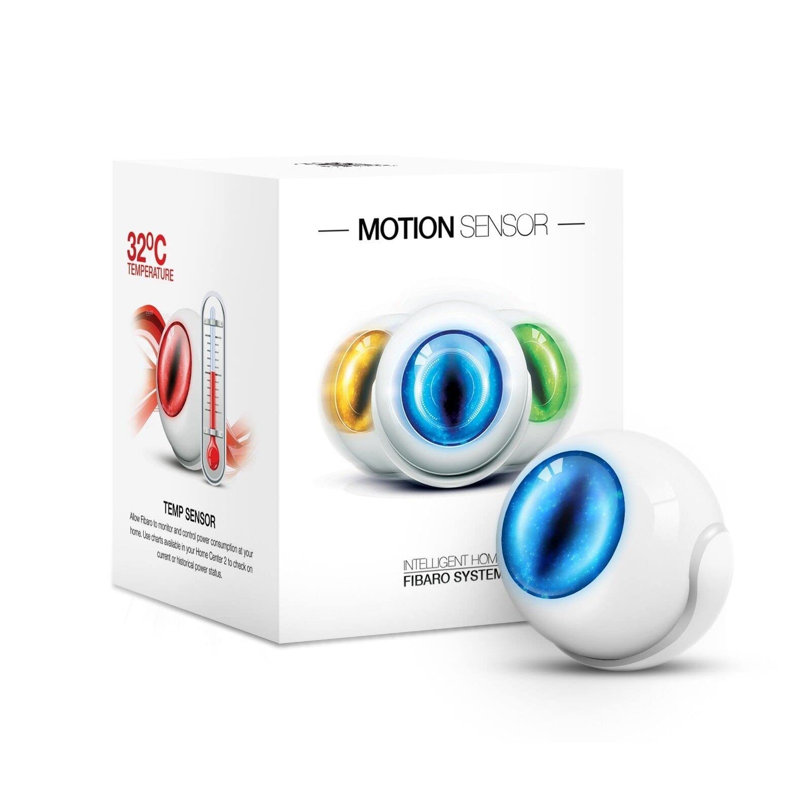 FIBARO Motion Sensor/Z-Wave Plus capteur de température et d'intensité lumineuse